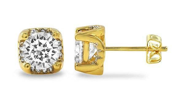 Grab A Set Of Diamond Stud Bling Earrings And Rep Like Pac - HipHopBling