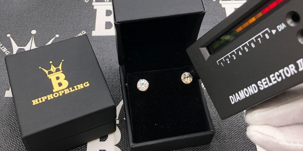 Moissanite Earrings - HipHopBling
