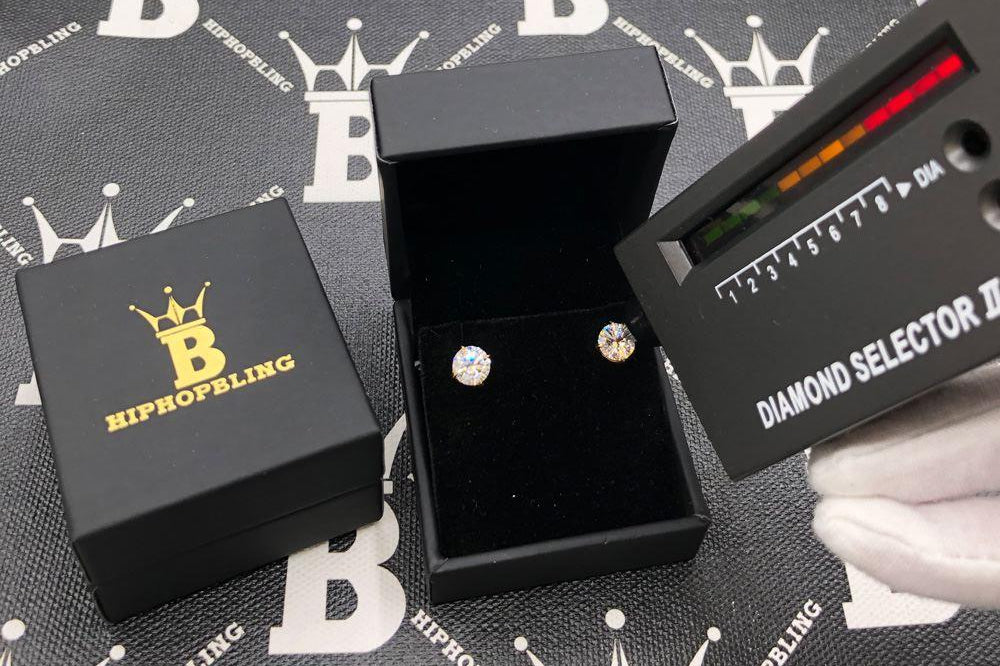 Moissanite Earrings - HipHopBling