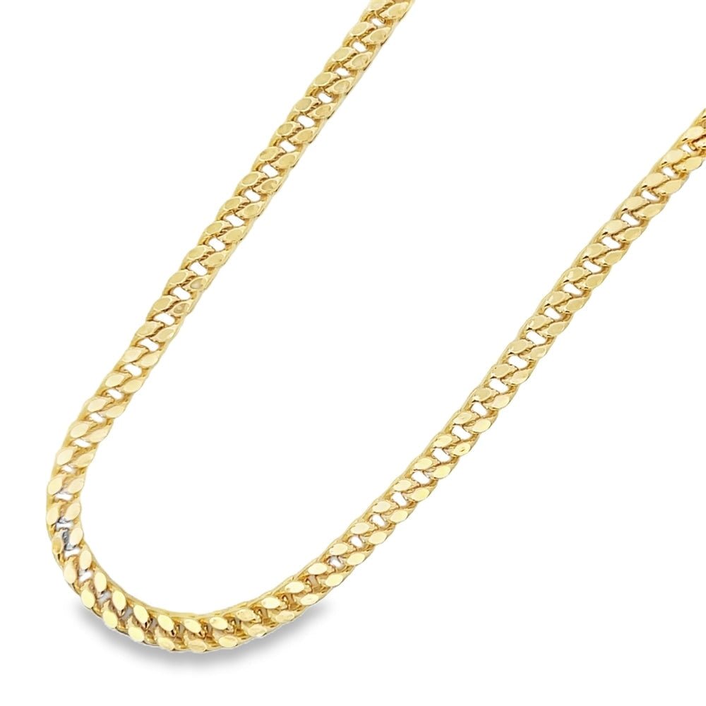 10K Yellow Gold Franco Chain Lightweight 1.5MM 16" HipHopBling