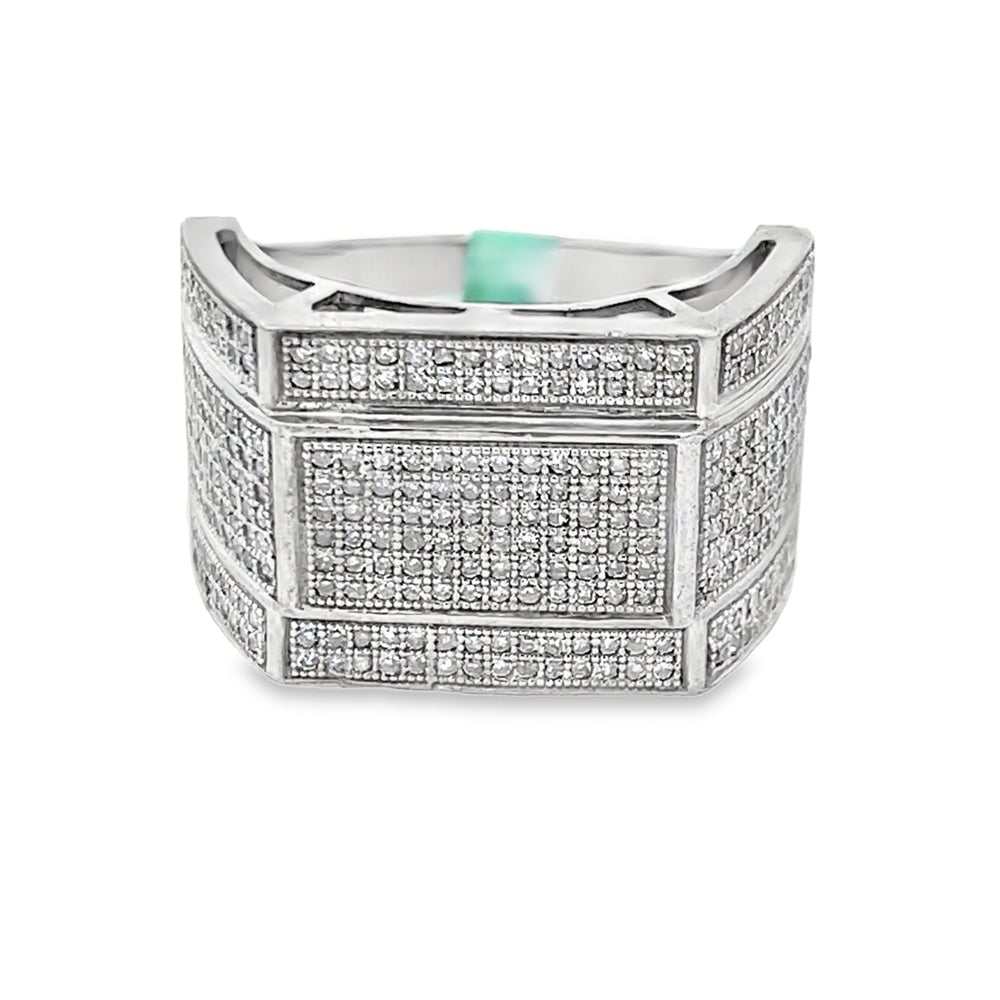 Baller 1.06cttw Diamond Ring .925 Sterling Silver HipHopBling