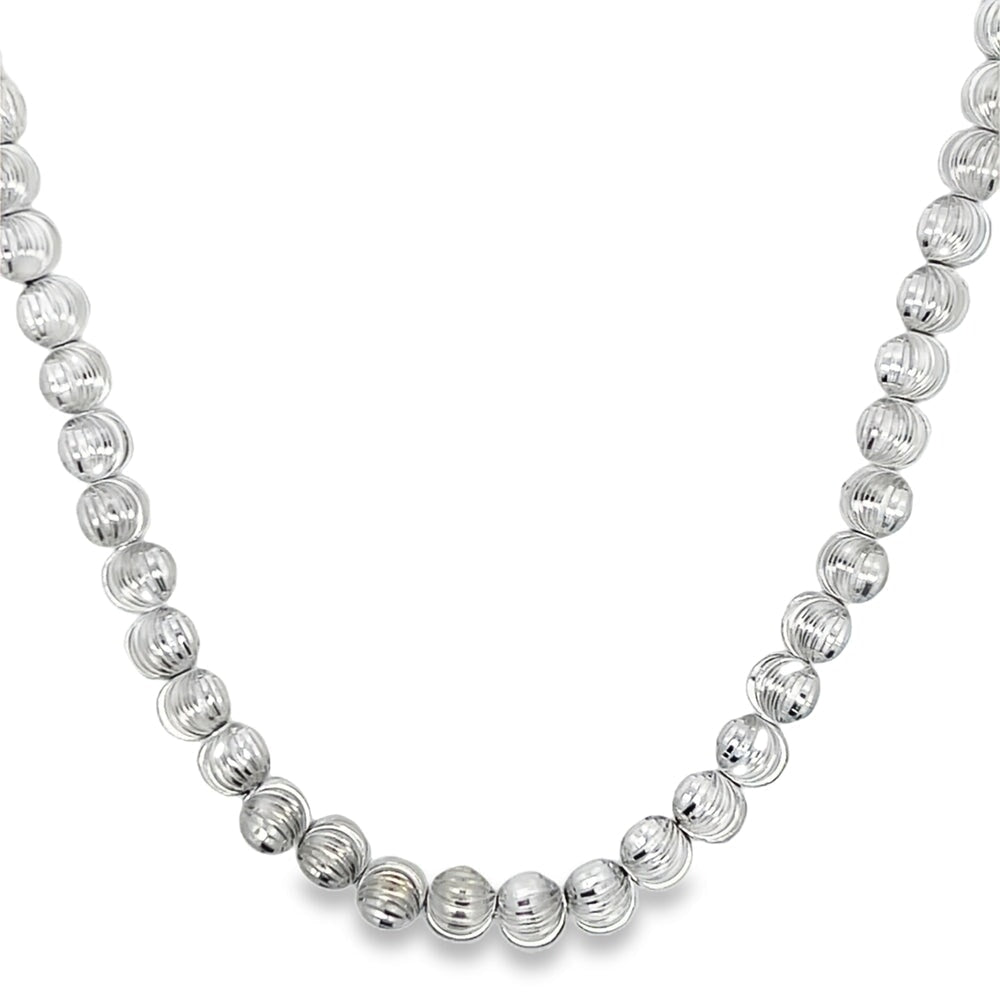 FREE Moon Cut Chain 5MM Rhodium - Shipping HipHopBling