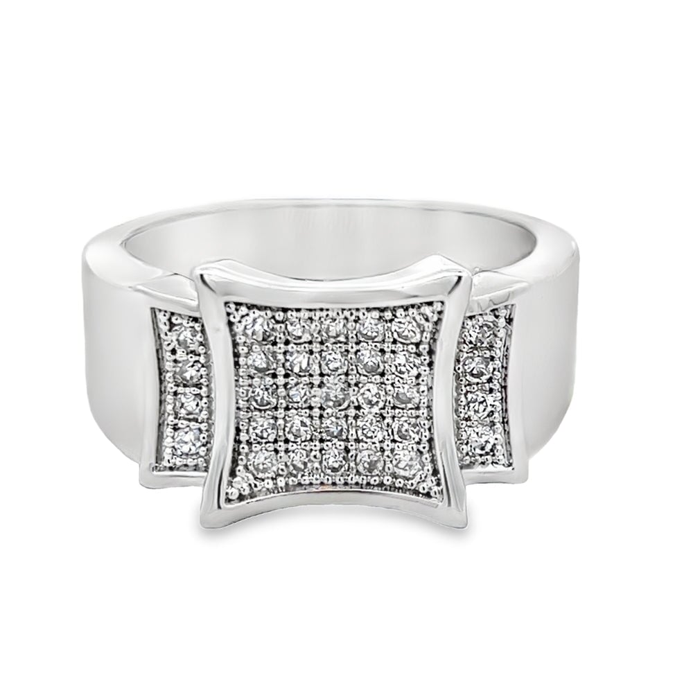 Kite CZ Ring .925 Sterling Silver 8 HipHopBling