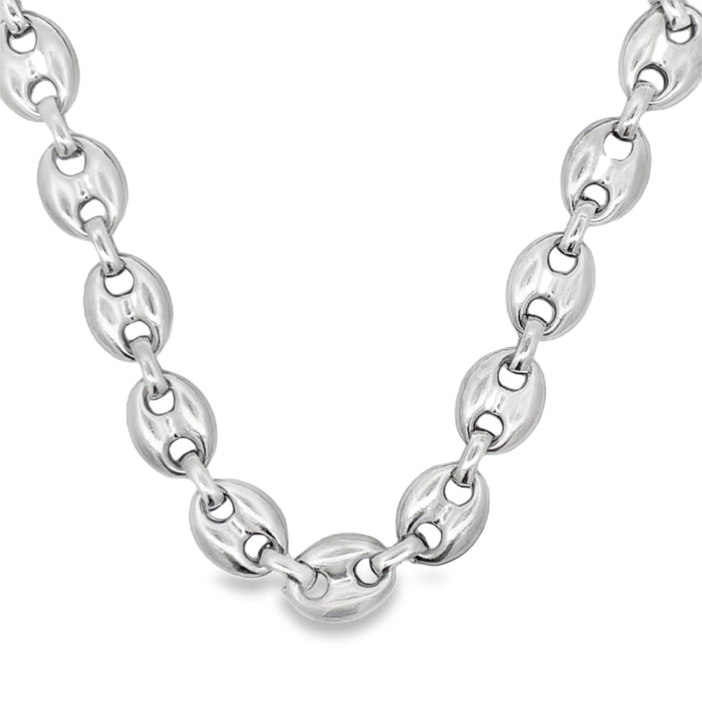 Pignose 10MM Chain .925 Sterling Silver HipHopBling