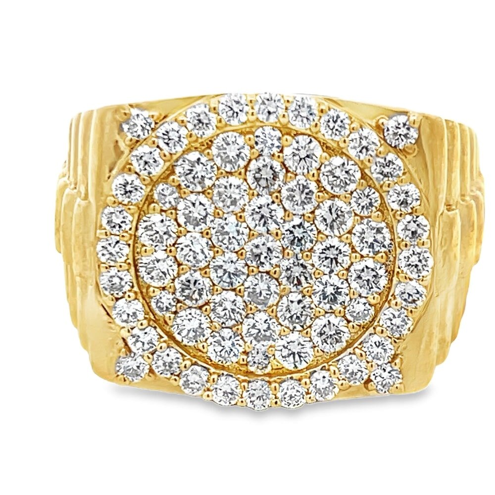 President 2.00cttw Diamond Ring 14K Yellow Gold HipHopBling