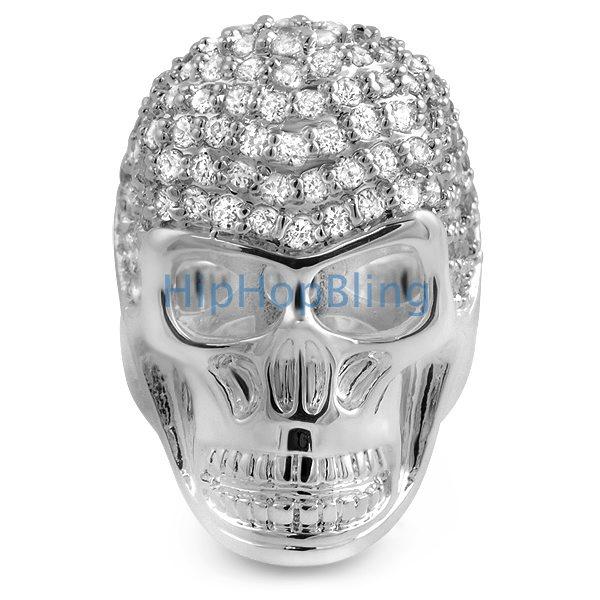 3D Skull CZ Custom Mens Bling Bling Ring 7 HipHopBling