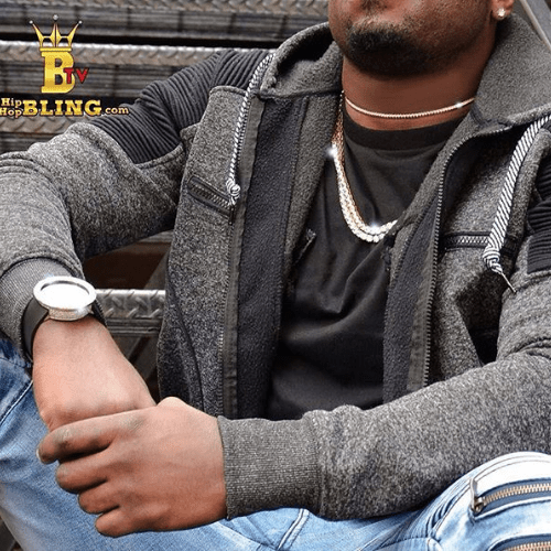 6MM CZ Gold Steel 1 Row Hip Hop Tennis Chain 18" HipHopBling