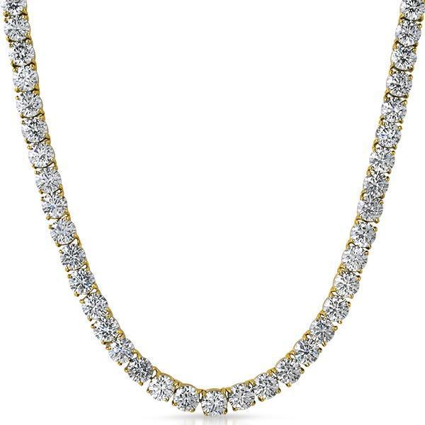 6MM Miami Cuban Chain Stainless Steel Triple Lock 18" HipHopBling