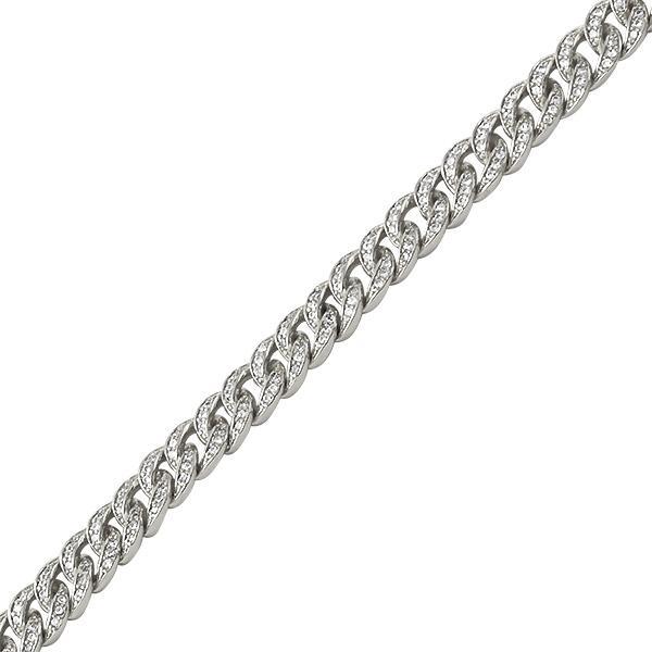 6MM Miami Cuban Rhodium CZ Iced Chain 16" HipHopBling