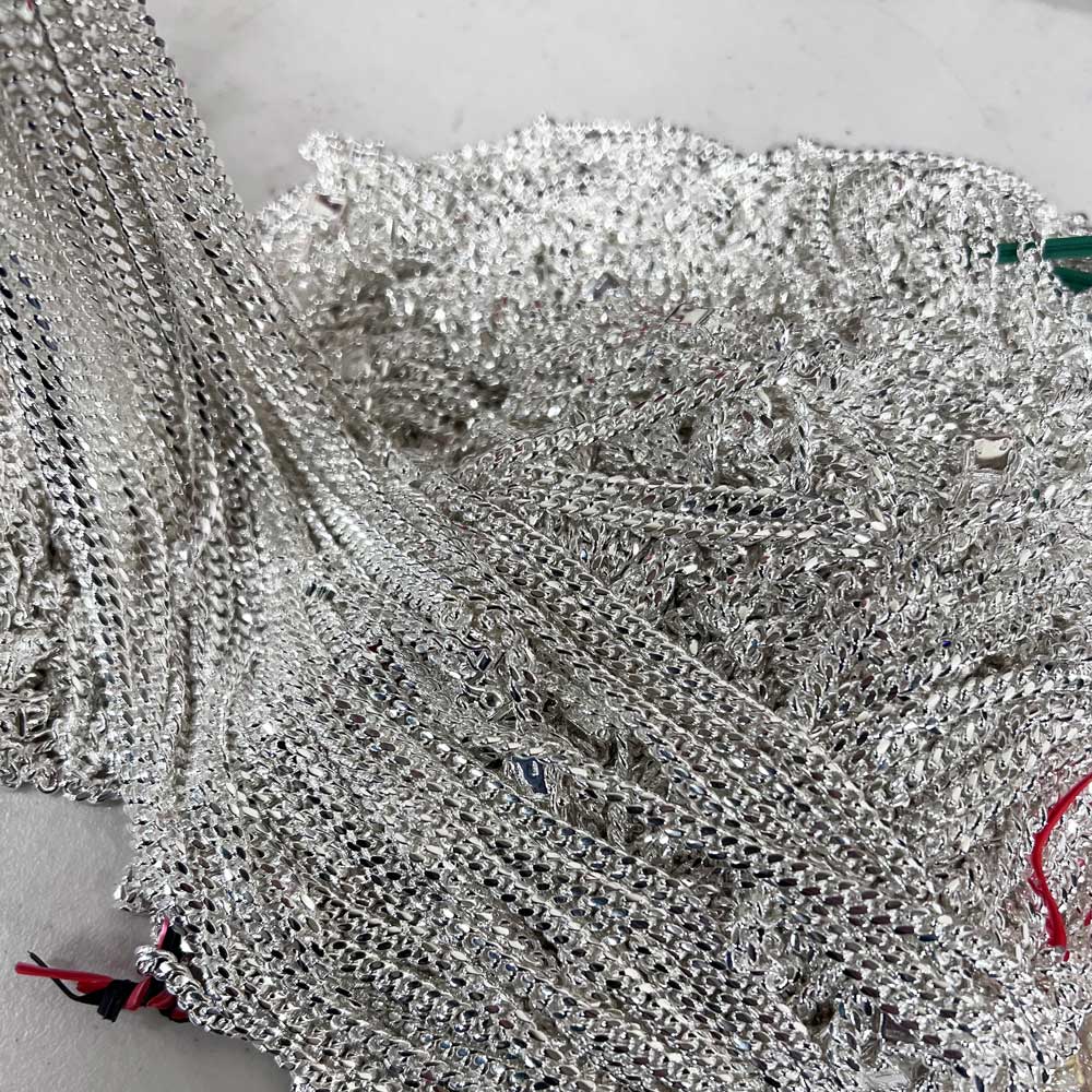 .925 Sterling Silver Miami Cuban Chain / Bracelet 3MM Raw Silver 16" HipHopBling