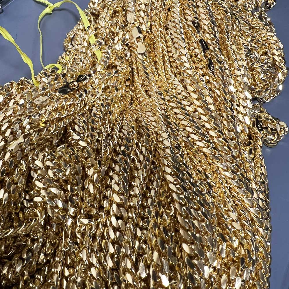 .925 Sterling Silver Miami Cuban Chain / Bracelet 3MM Raw Silver 16" HipHopBling