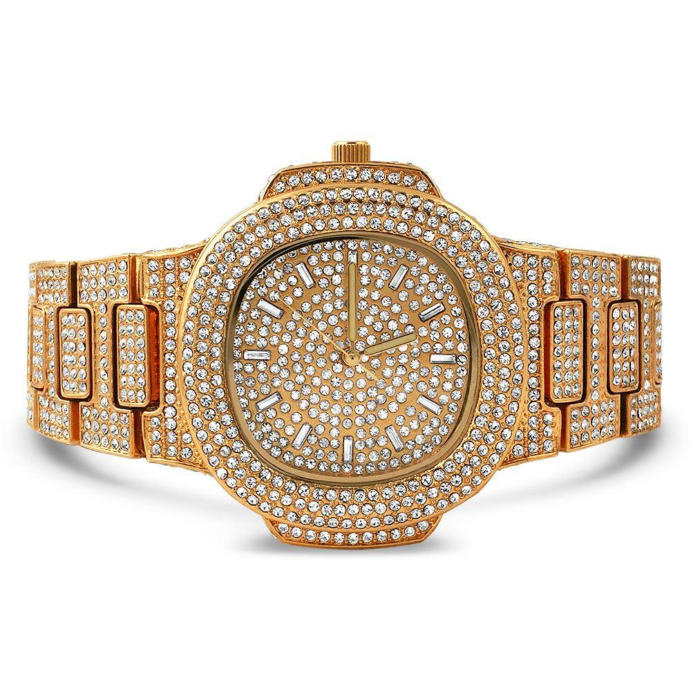 Big Face 44MM Bling Bling Blizzard Watch HipHopBling