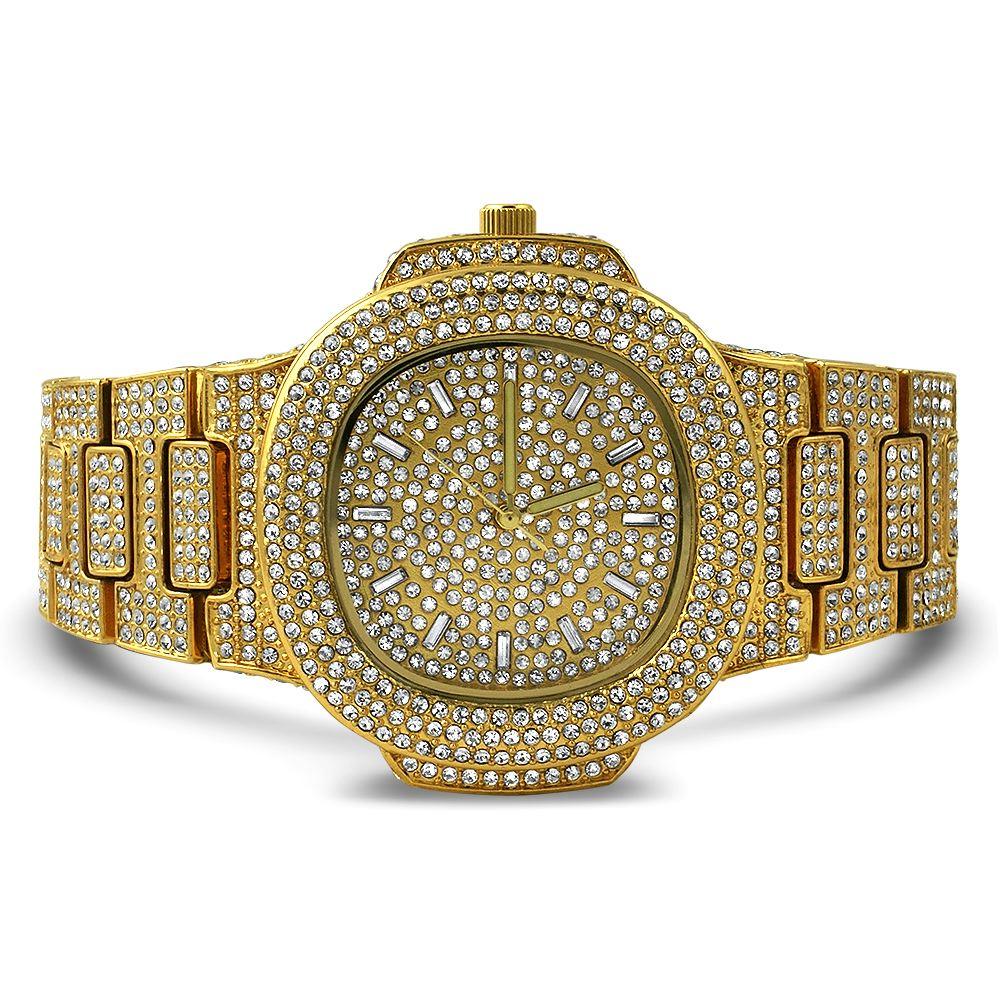Big Face 44MM Bling Bling Blizzard Watch HipHopBling