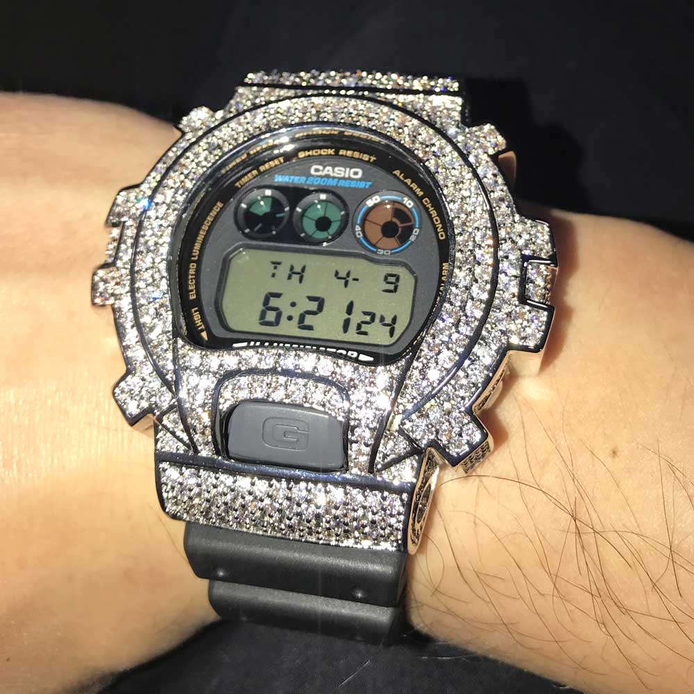 Bling Bling Custom CZ G Shock 6900 Watch HipHopBling