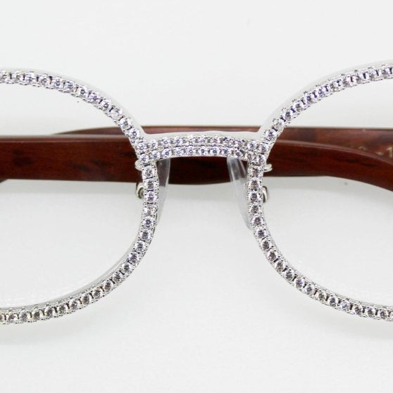 Bling Bling Sunglasses CZ Frames Silver HipHopBling
