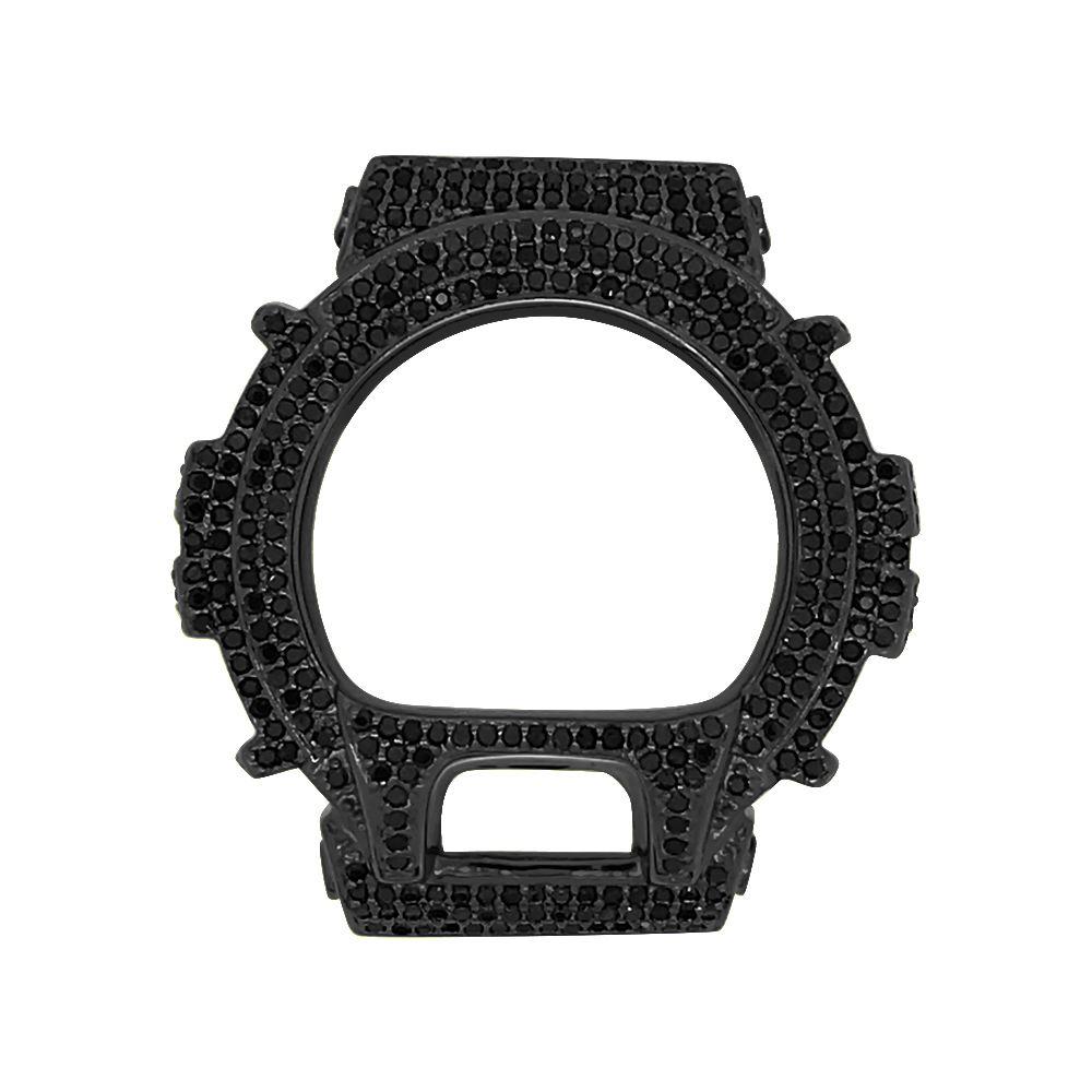 Clearance Black CZ Bezel for G Shock DW6900 HipHopBling