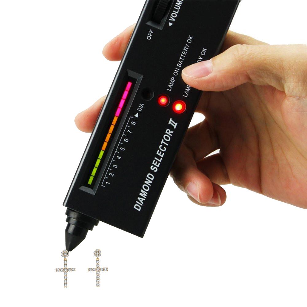 Cluster Stud Dangling Tennis Cross VVS Moissanite Earrings .925 Sterling Silver White Gold HipHopBling