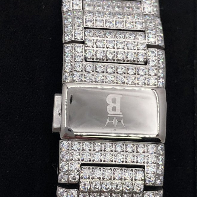 Crown Iced Out Hip Hop Bling Bustdown Watch Yellow Gold HipHopBling