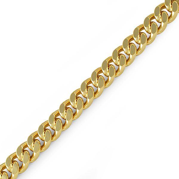 Cuban Box Gold Plated Bracelet 7MM HipHopBling