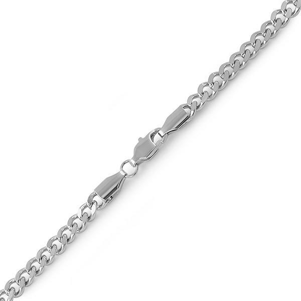 Cuban Stainless Steel Bracelet 4MM HipHopBling