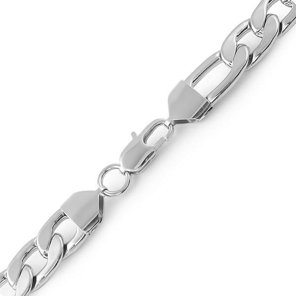 Figaro Stainless Steel Bracelet 12MM HipHopBling