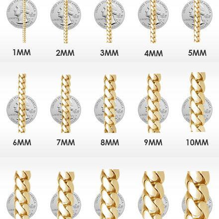 Gold Plated Cuban Box Chain Necklace 8MM 24" HipHopBling