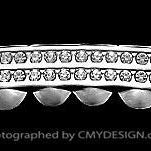 Grillz Iced Out Silver Tone Teeth Grills Hip Hop Bling BOTTOM HipHopBling