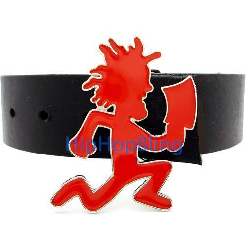 ICP Insane Clown Posse Red Enamel Hatchet Man Belt Buckle HipHopBling