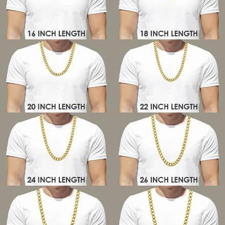 IP Gold 10MM Cuban 316L Stainless Steel Chain Box Clasp 36" HipHopBling