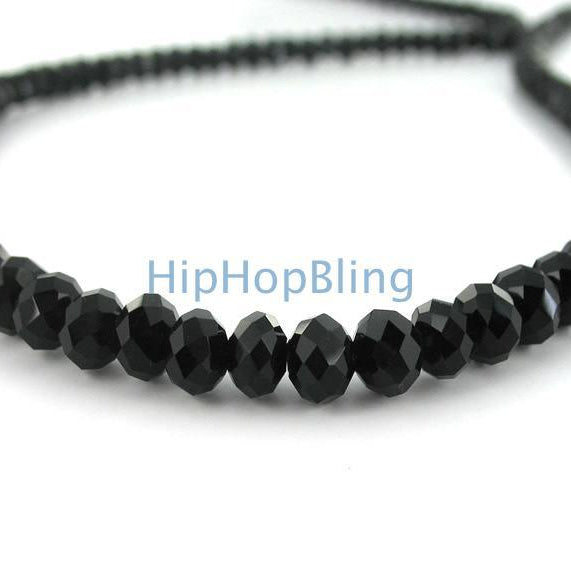 Rick Ross Style Black Diamond Solitaire Necklace 32" HipHopBling