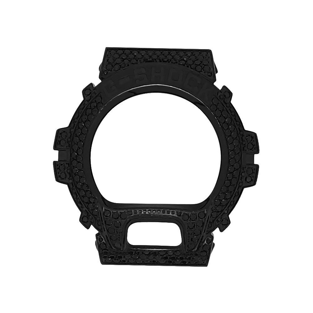 Stainless Steel Case Black Bezel for Casio G Shock DW6900 HipHopBling