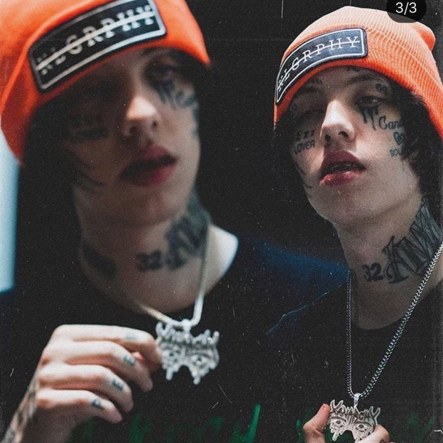Xanarchy Lil Xan Face Official Pendant | .925 Silver .925 SILVER / YELLOW GOLD HipHopBling