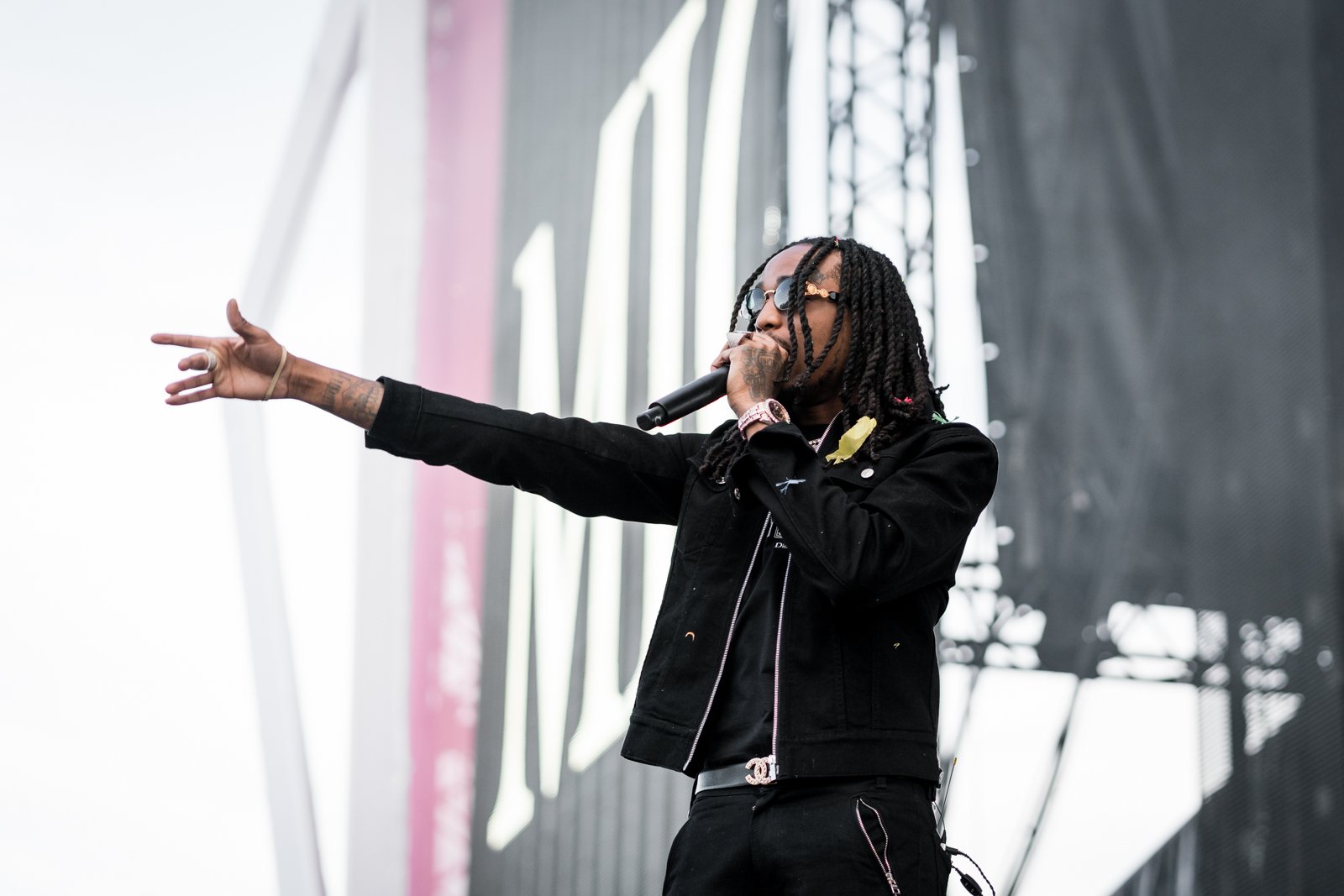 Quavo Debuting Legendary New Yeezy Sneakers In All Star Celebrity Game - HipHopBling
