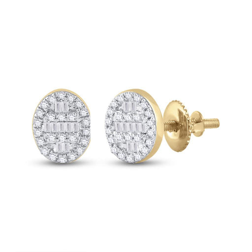 10K Gold Diamond Earrings - HipHopBling