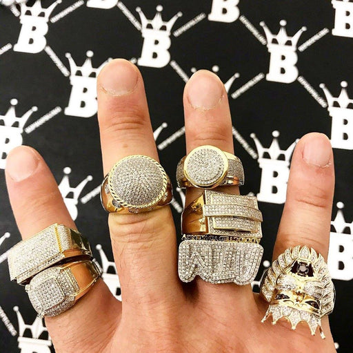10K Gold Diamond Rings - HipHopBling