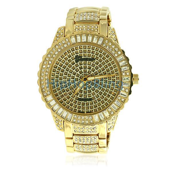 Gold Bling Bling Watches - HipHopBling