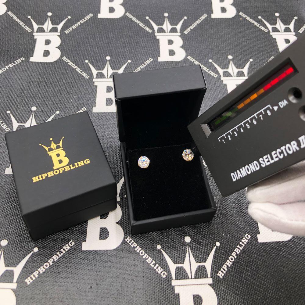 Moissanite Earrings - HipHopBling