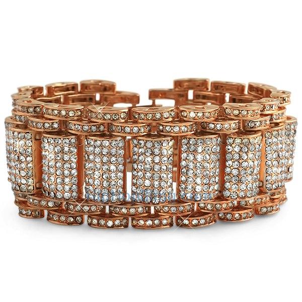 Rose Hip Hop Bracelets - HipHopBling