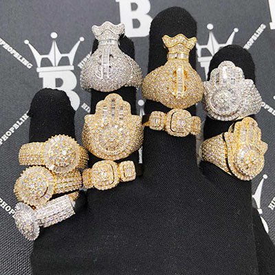 Diamond Hip Hop Rings - HipHopBling