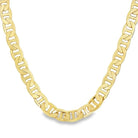 [$1] Gold Chain Necklaces 6MM Mariner 18 IN No Pendant: FREE Chain Only HipHopBling