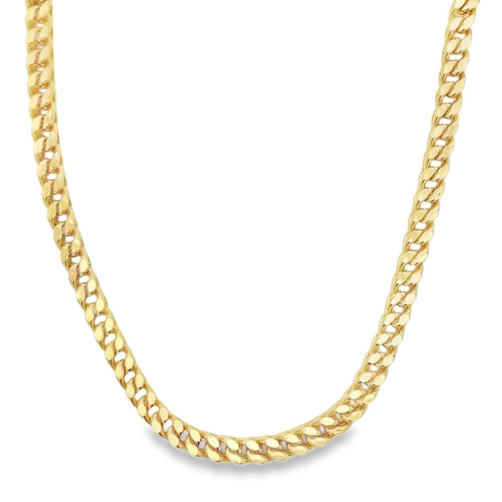 10K Yellow Gold Franco Chain Lightweight 4MM 22" HipHopBling