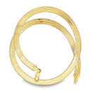 10K Yellow Gold Herringbone Chain 3MM 16" HipHopBling