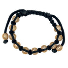 10MM 10 Ball CZ Disco Ball Bracelet Gold HipHopBling