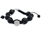 11MM .59cttw Diamond Disco Ball Bracelet .925 Sterling Silver HipHopBling