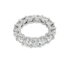 3D Eternity Iced Out VVS Moissanite Ring .925 Sterling Silver 7 HipHopBling