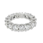 3D Eternity Iced Out VVS Moissanite Ring .925 Sterling Silver 7 HipHopBling