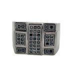 All Black Criss Cross CZ Ring .925 Sterling Silver 8 HipHopBling