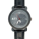 Atlanta Dial Hip Hop Real Diamond Watch Black HipHopBling