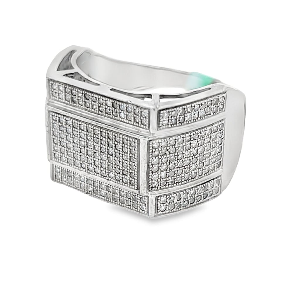 Baller 1.06cttw Diamond Ring .925 Sterling Silver HipHopBling