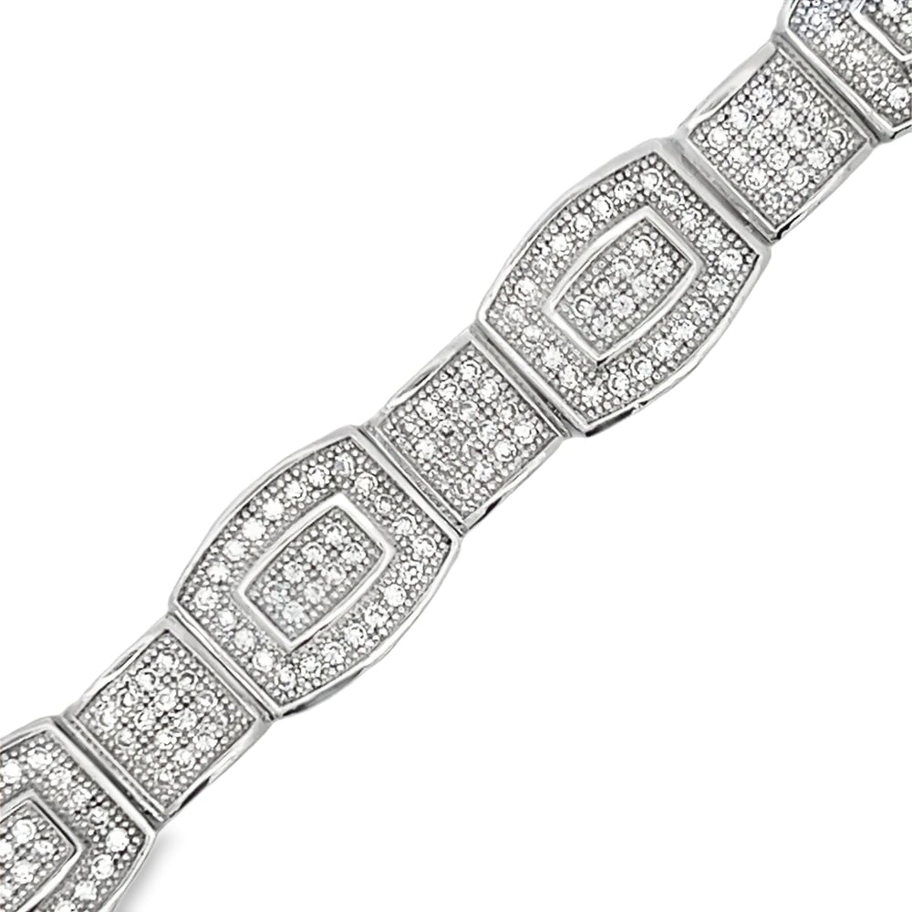 Baller Link CZ Hip Hop Bracelet HipHopBling